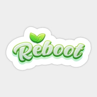 Reboot Nature Sticker